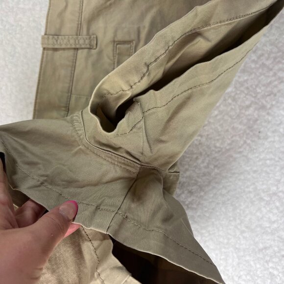 Billabong Y2K Vintage Micro Short Tan Khaki Brown Low Rise 7 - Picture 5 of 5